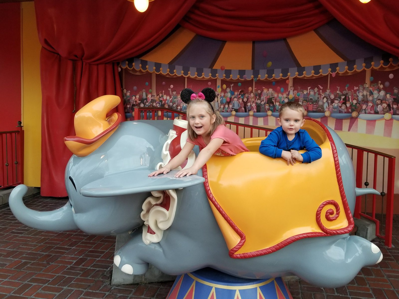 Disney World with a Baby or Toddler Dumbo ride