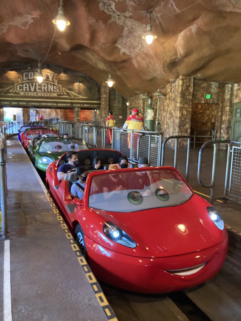 Cars Ride at Disneyland