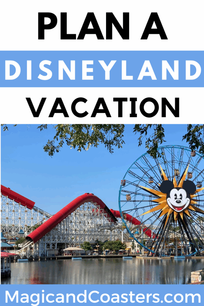 Plan a Disneyland trip for first timers pin for pinterest