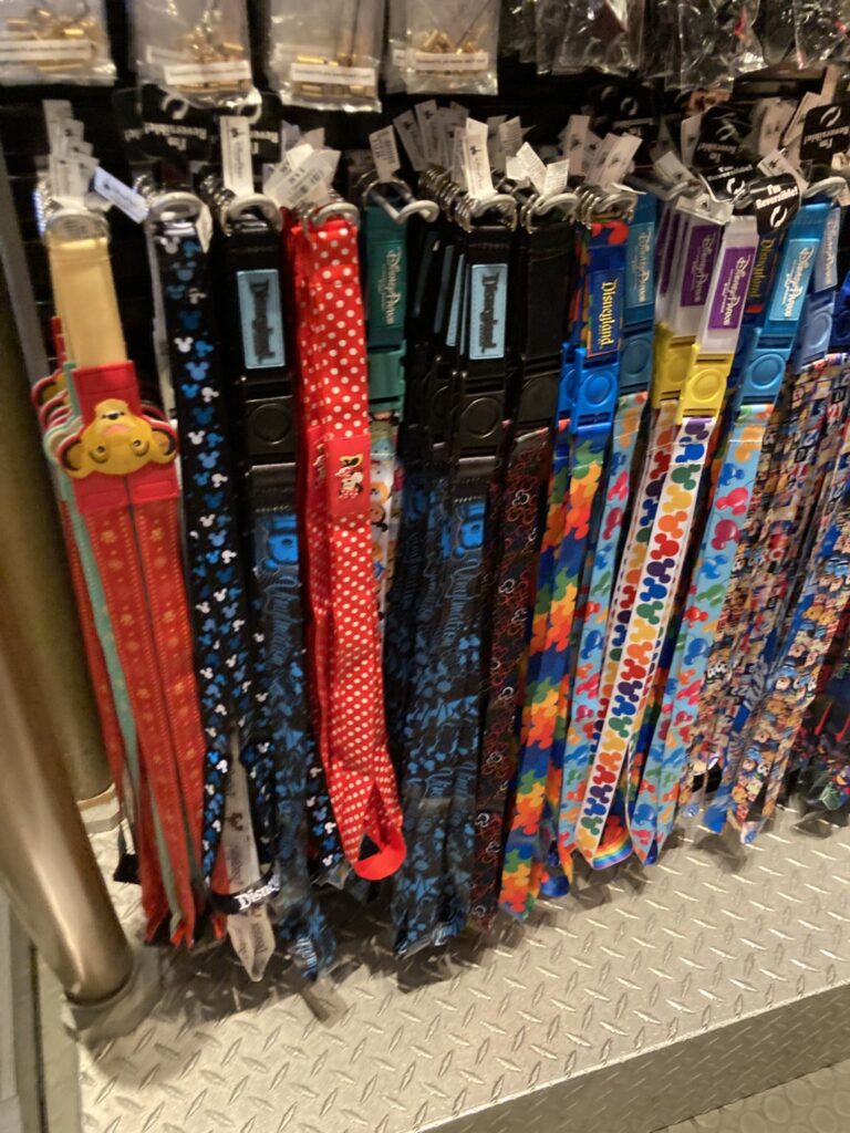 Disney Lanyards at Disneyland