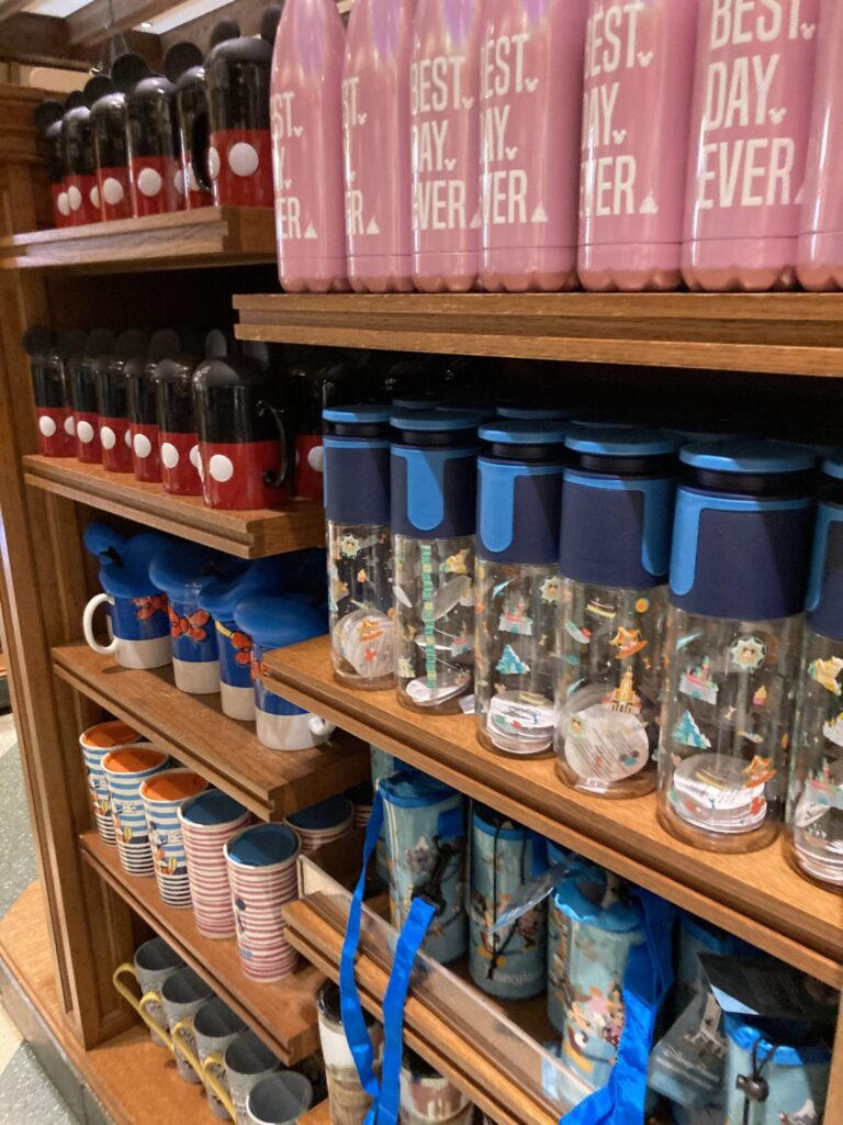 Disney Water Bottles at Disneyland